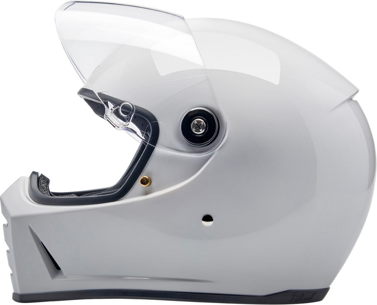 BILTWELL Lane Splitter Helmet - Gloss White - Small 1004-104-502