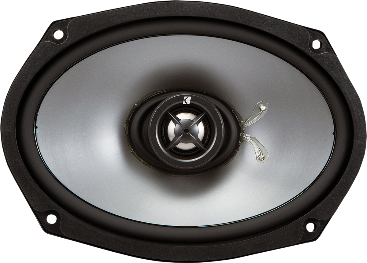 KICKER Speaker Lids - Vivid Black - Speakers Included 46HDBL69VB