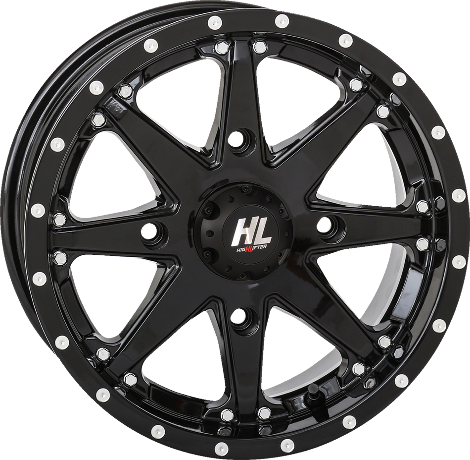 HIGH LIFTER Wheel - HL10 - Front/Rear - Gloss Black - 14x7 - 4/156 - 5+2 (+30 mm) 14HL10-1256