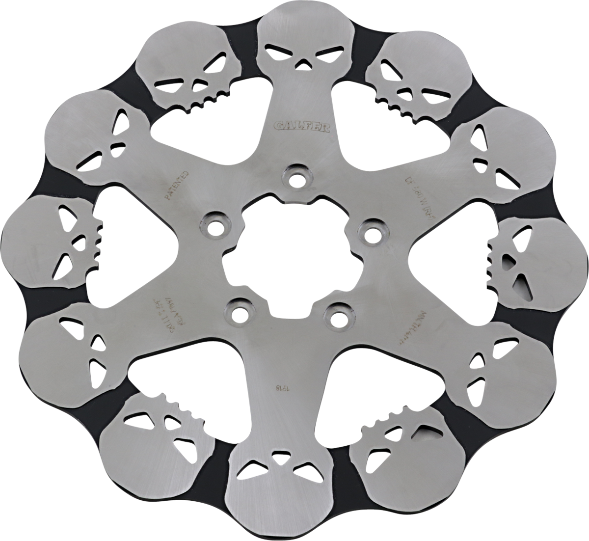 GALFER Skull Rear Rotor Solid Mount 11.5" DIAMETER  2000-2017  DF680RH