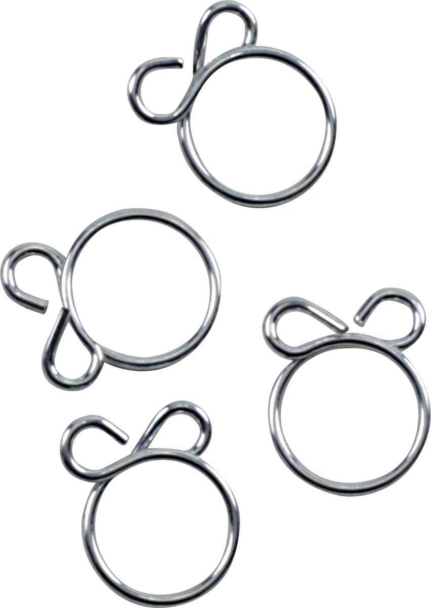 ALL BALLS Refill Kit - Wire Clamp - Silver - 4-Pack FS00061