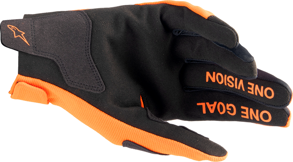 ALPINESTARS Youth Radar Gloves - Hot Orange/Black - Small 3541824-411-S