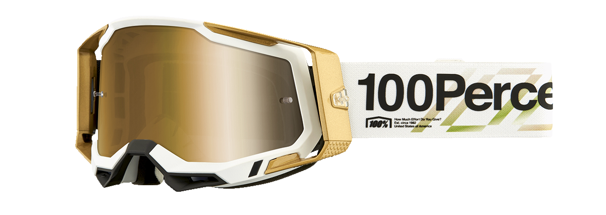 100% Racecraft 2 Goggles - Succession - True Gold Mirror 50010-00026