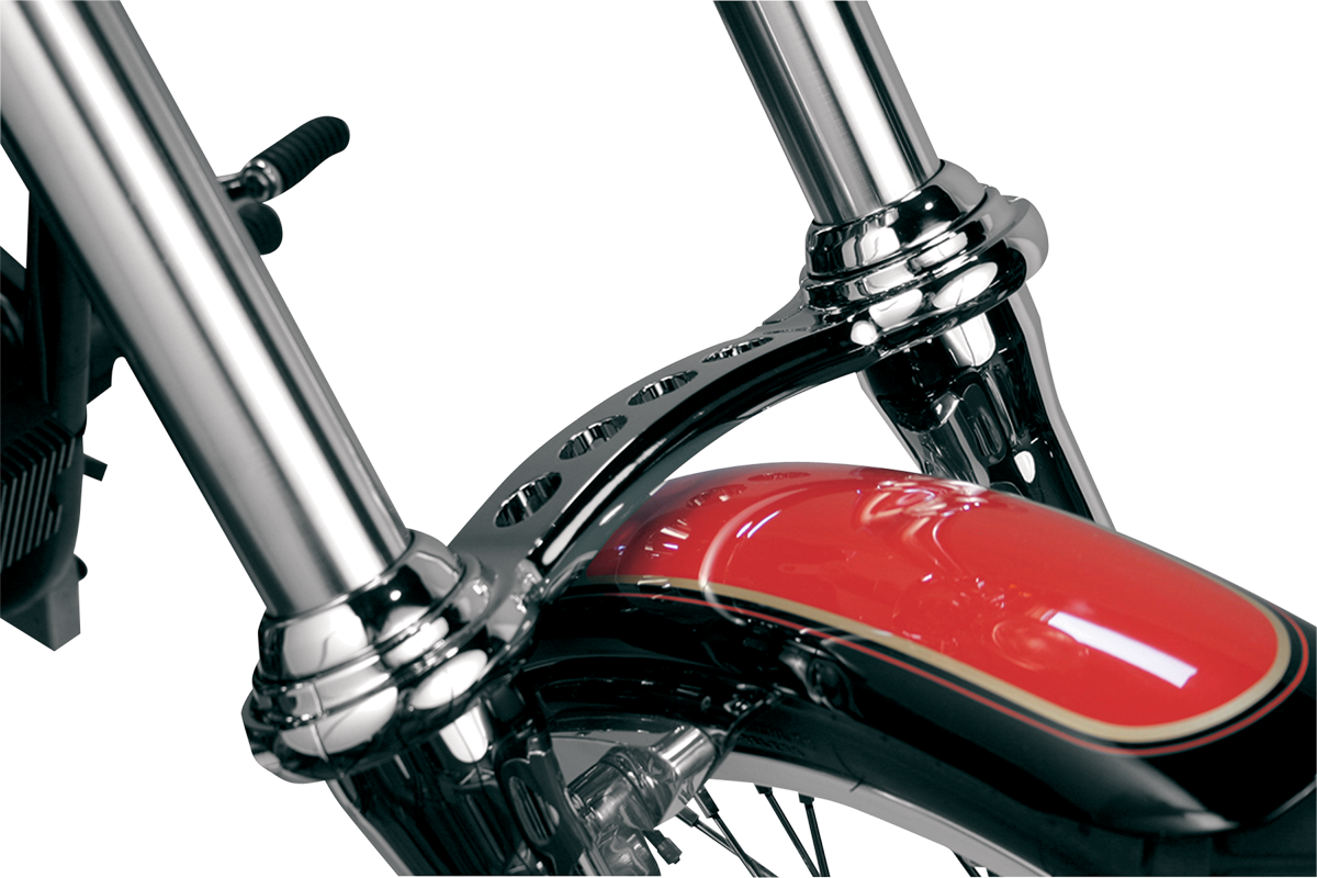 CUSTOM CYCLE ENGINEERING Fork Brace - Chrome - 49 mm - '06-'08 FXDWG | '08-'17 FXDF TB 2649-1 WG