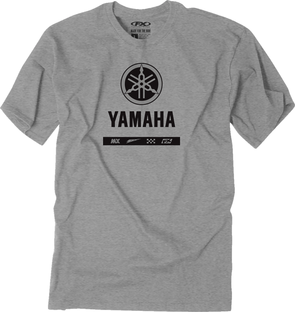 FACTORY EFFEX Yamaha Alpha T-Shirt - Heather Gray - Large 27-87234