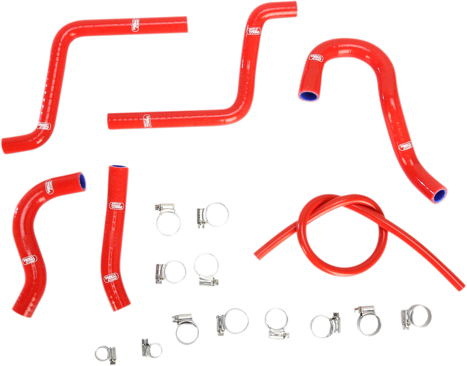 MOOSE RACING Race Fit Kit de mangueras de radiador - Rojo - Honda MBU-HON-32-RD 