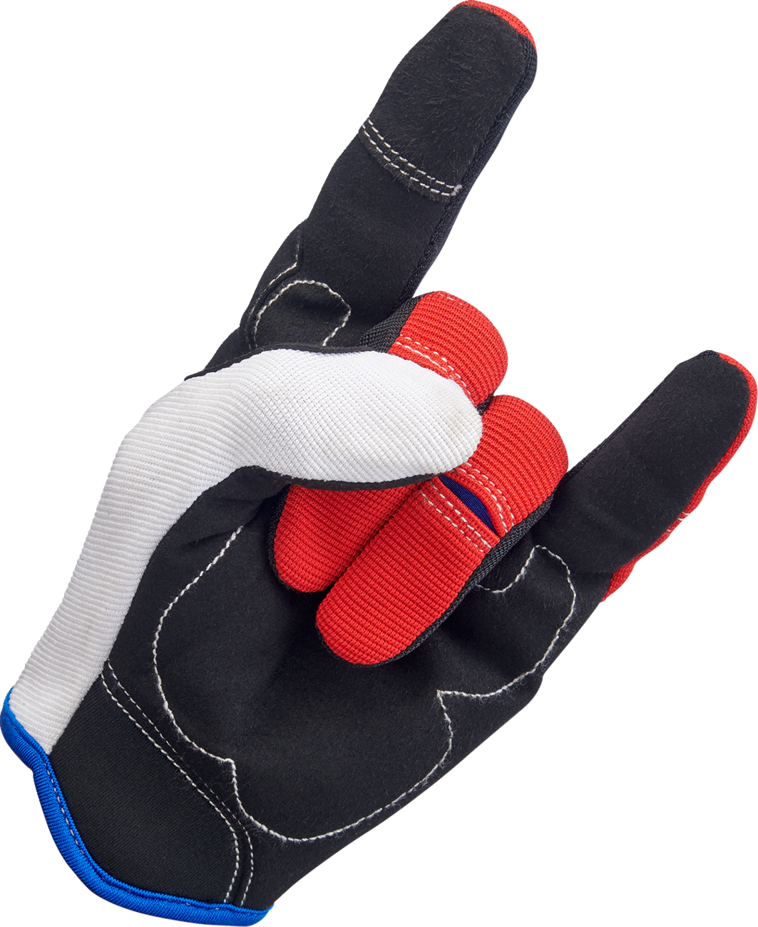 Guantes de moto BILTWELL - Rojo/Blanco/Azul - Medianos 1501-1208-003 