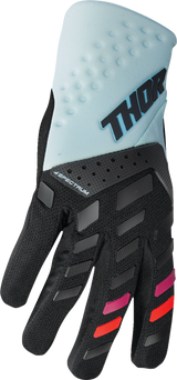 THOR Women's Spectrum Gloves - Black/Light Mint - Large 3331-0236