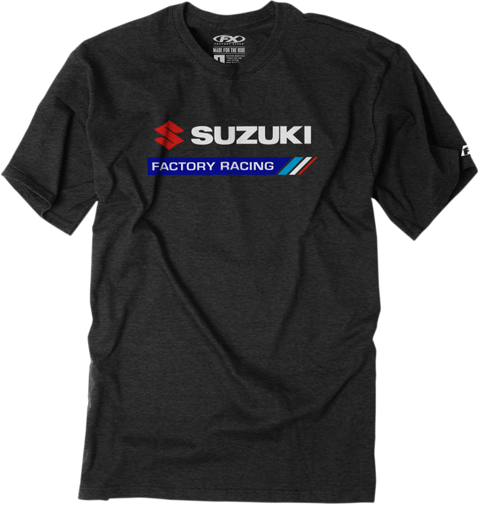 FACTORY EFFEX Suzuki Factory Racing T-Shirt - Black - XL 22-87406