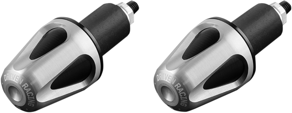DRIVEN RACING Bar End Weight - Silver/Black DXB-SL