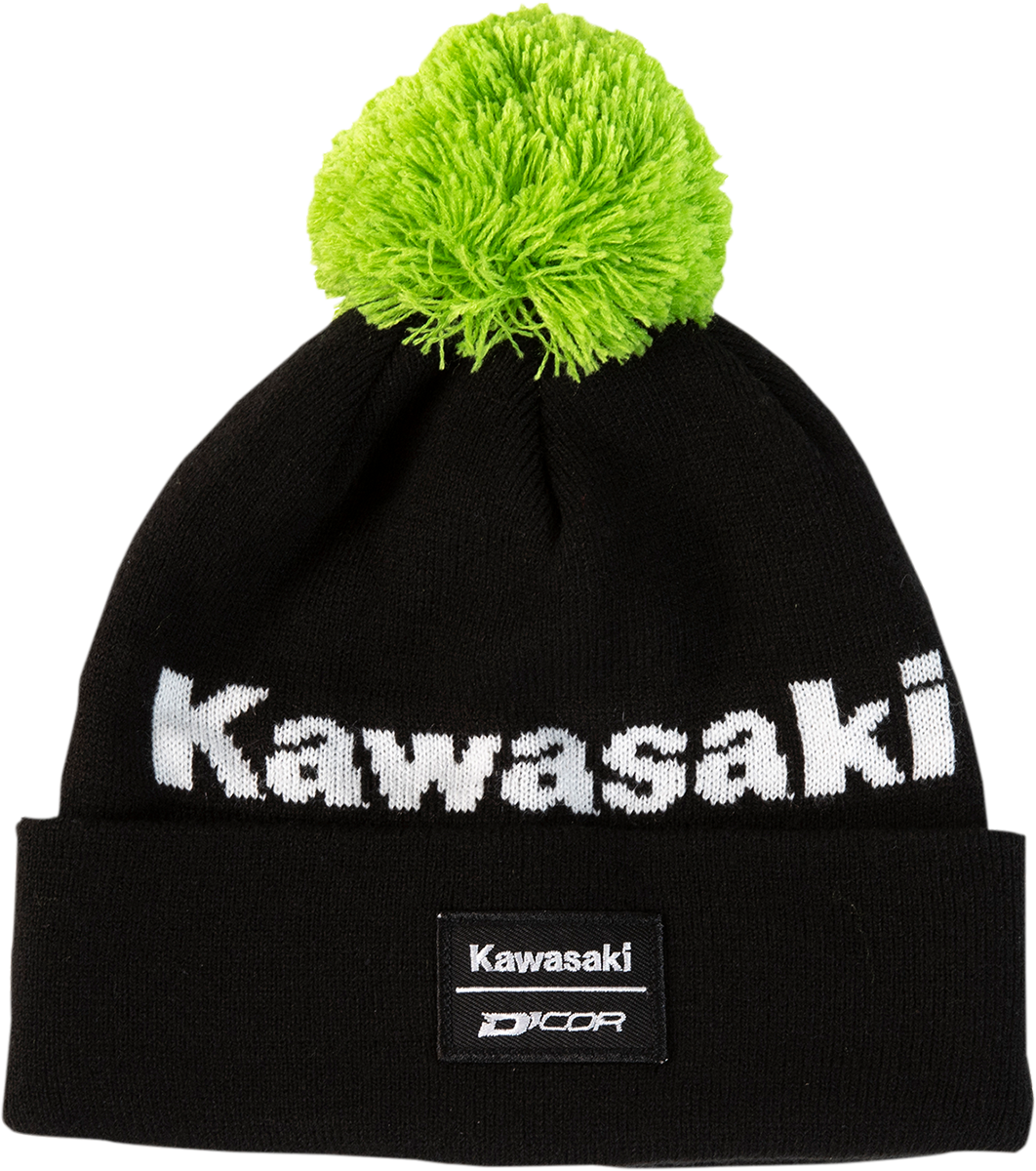 D'COR VISUALS Kawasaki Stripe Beanie - Black 70-134-1