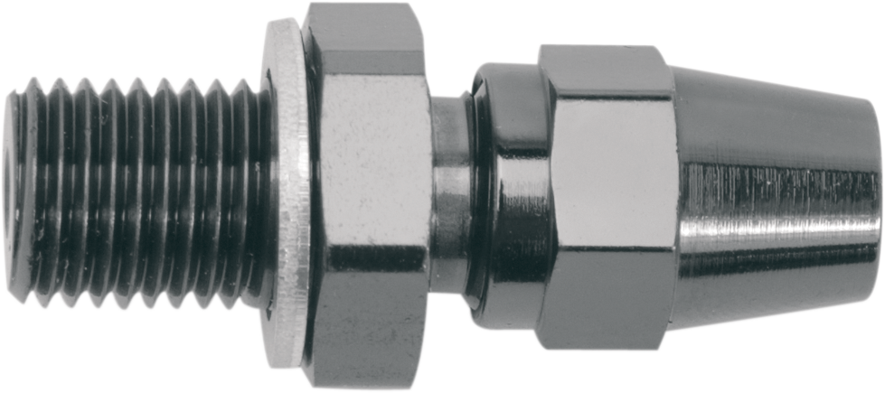 RUSSELL Brake Fitting - 3/8"-24 - Black R43423B