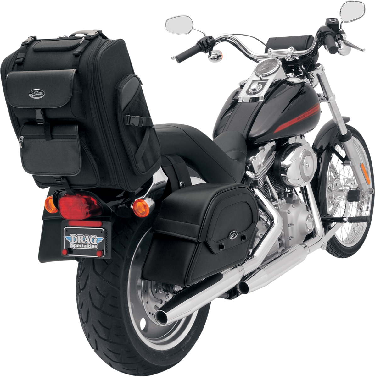 SADDLEMEN S2200E Expandable Sissy Bar Bag 3515-0080