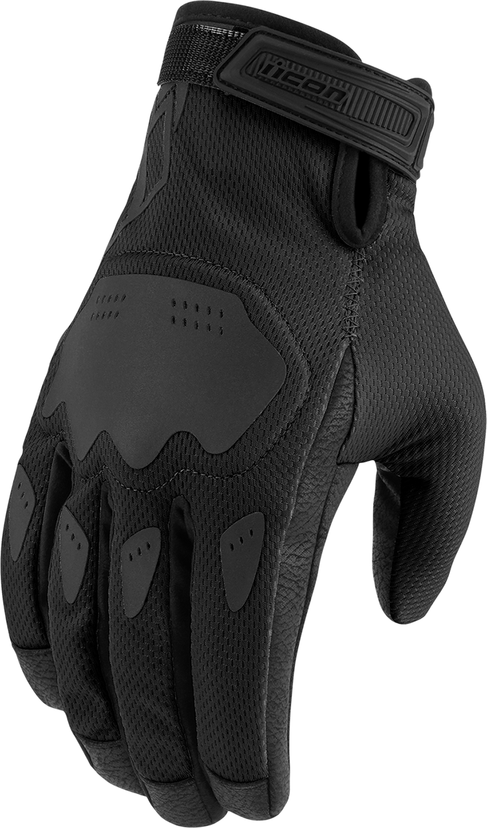 ICON Hooligan™ CE Gloves - Black - Large 3301-4356