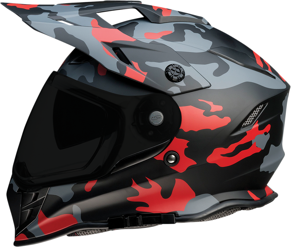 Z1R Range Helmet - Camo - Red - Medium 0140-0095