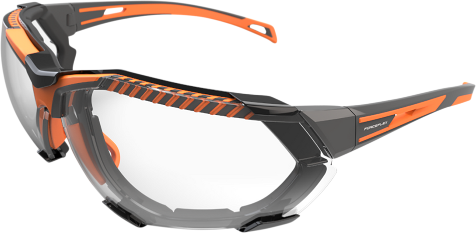 FORCEFLEX FF4 Sunglasses - Foam - Gray/Orange - Clear FF4-04054-041