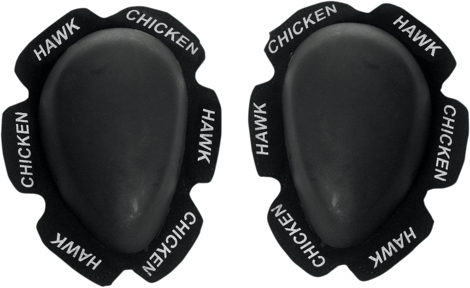 CHICKEN HAWK RACING Knee Sliders - Black KS09-BLK-H