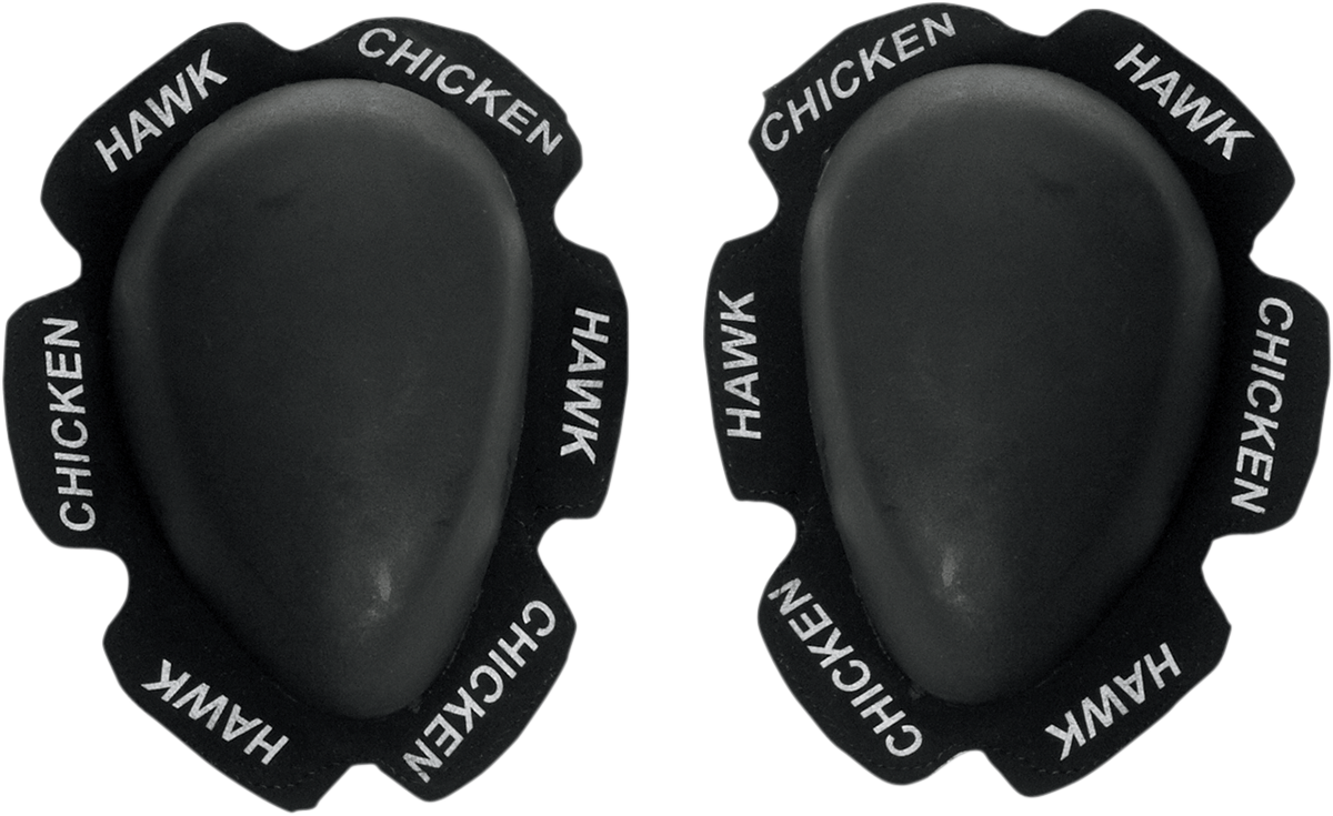 CHICKEN HAWK RACING Knee Sliders - Black KS09-BLK-H