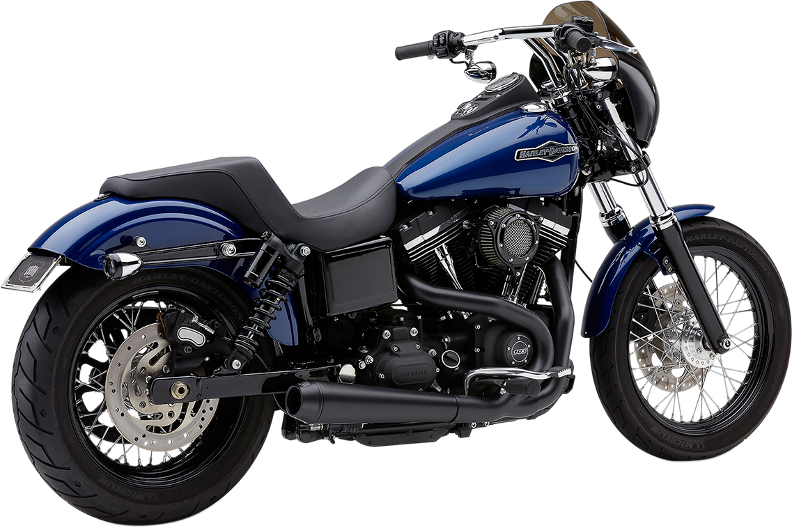 COBRA El Diablo Auspuff - Schwarz - 4" - '06-'11 Dyna 6476B 