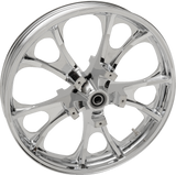 COASTAL MOTO Front Wheel - Largo 3D - Dual Disc/No ABS - Chrome - 21"x3.50" - '08+ FL 3D-LGO213CH