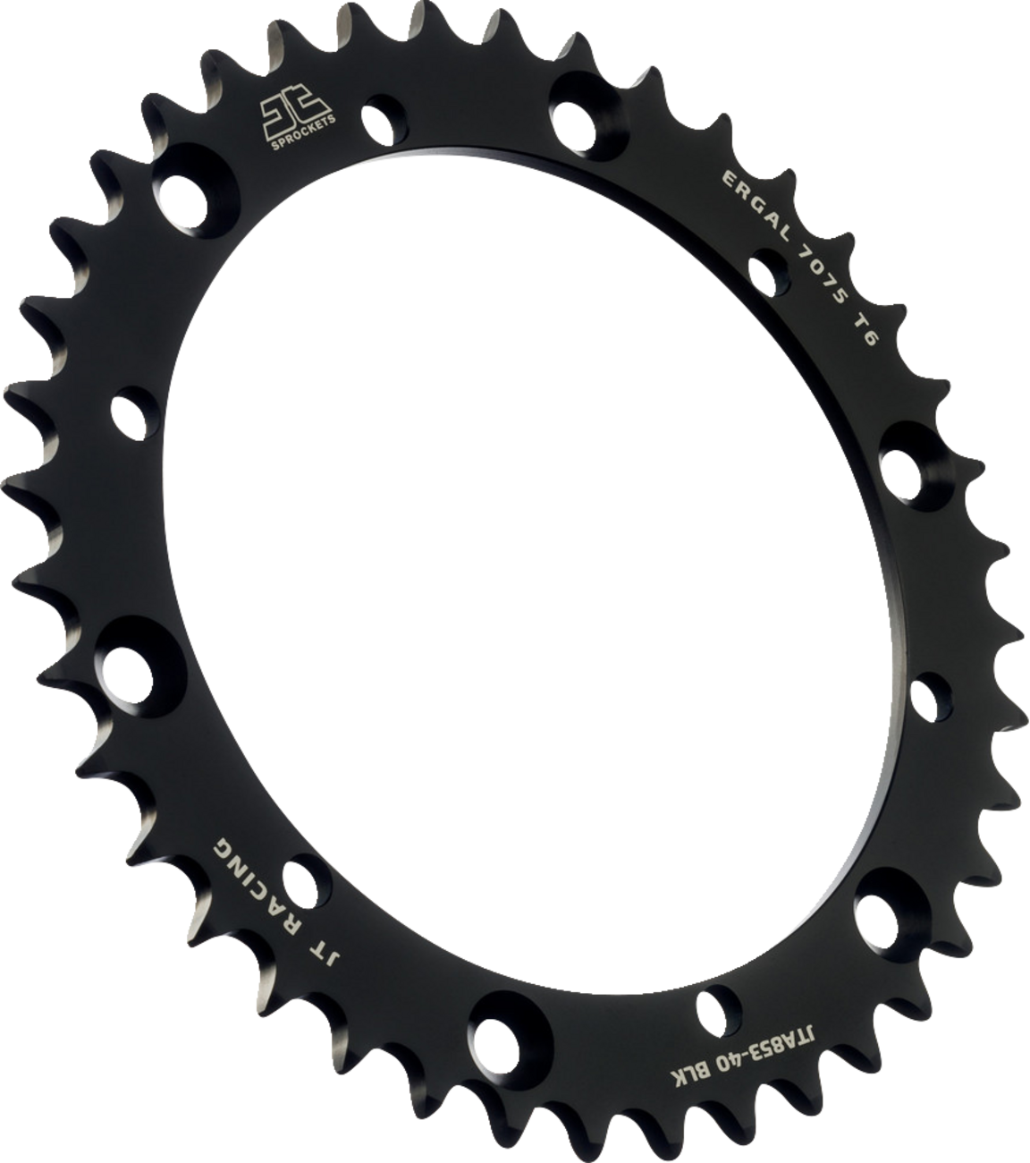 JT SPROCKETS Rear Sprocket - Black - 40 Tooth - Yamaha JTA853.40BLK