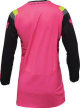 THOR Women's Pulse REV Jersey - Charcoal/Pink - Small 2911-0238