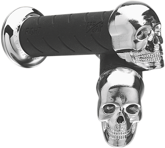 PRO GRIP Grips - Skull Cruiser - 1" PA0862HDSKCR