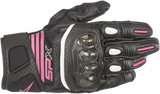 ALPINESTARS Stella SPX AC V2 Handschuhe, Schwarz/Fuchsia, Größe S, 3517319-1039-S