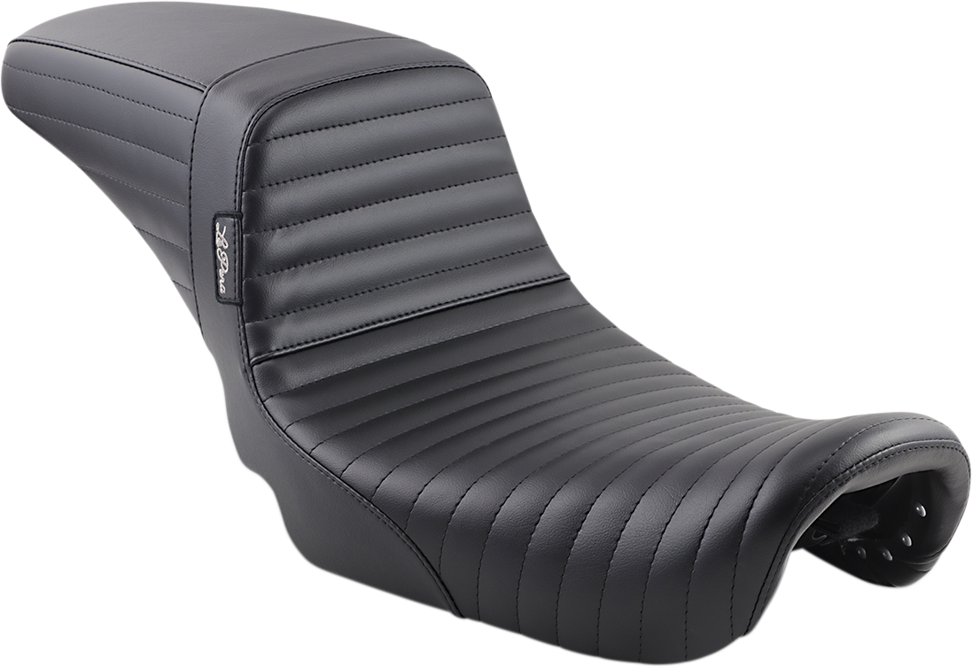 LE PERA Kickflip Daddy Long Legs Seat - Pleated - Black - FX '06+ LK-591DLPT