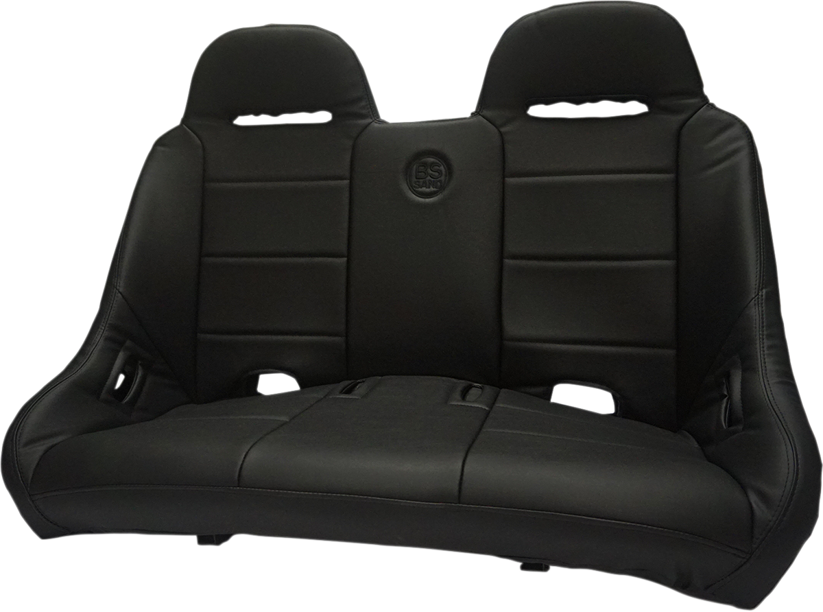 BS SAND Extreme Bench Seat - Straight - Black EXBEBKSTX