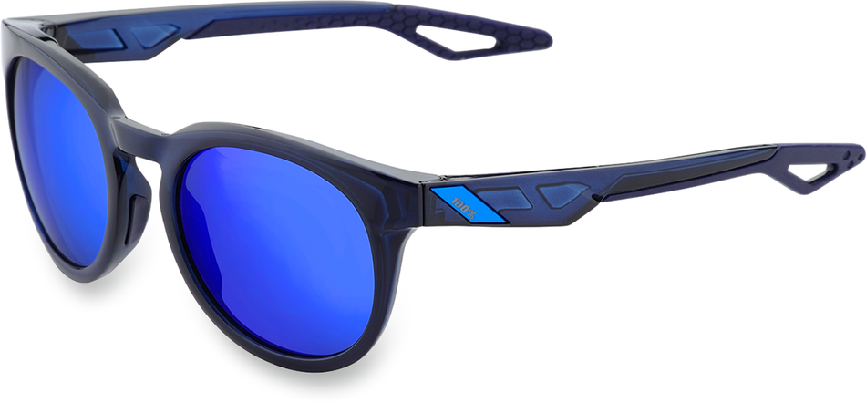 100% Campo Sunglasses - Blue - Blue Mirror 61026-031-42