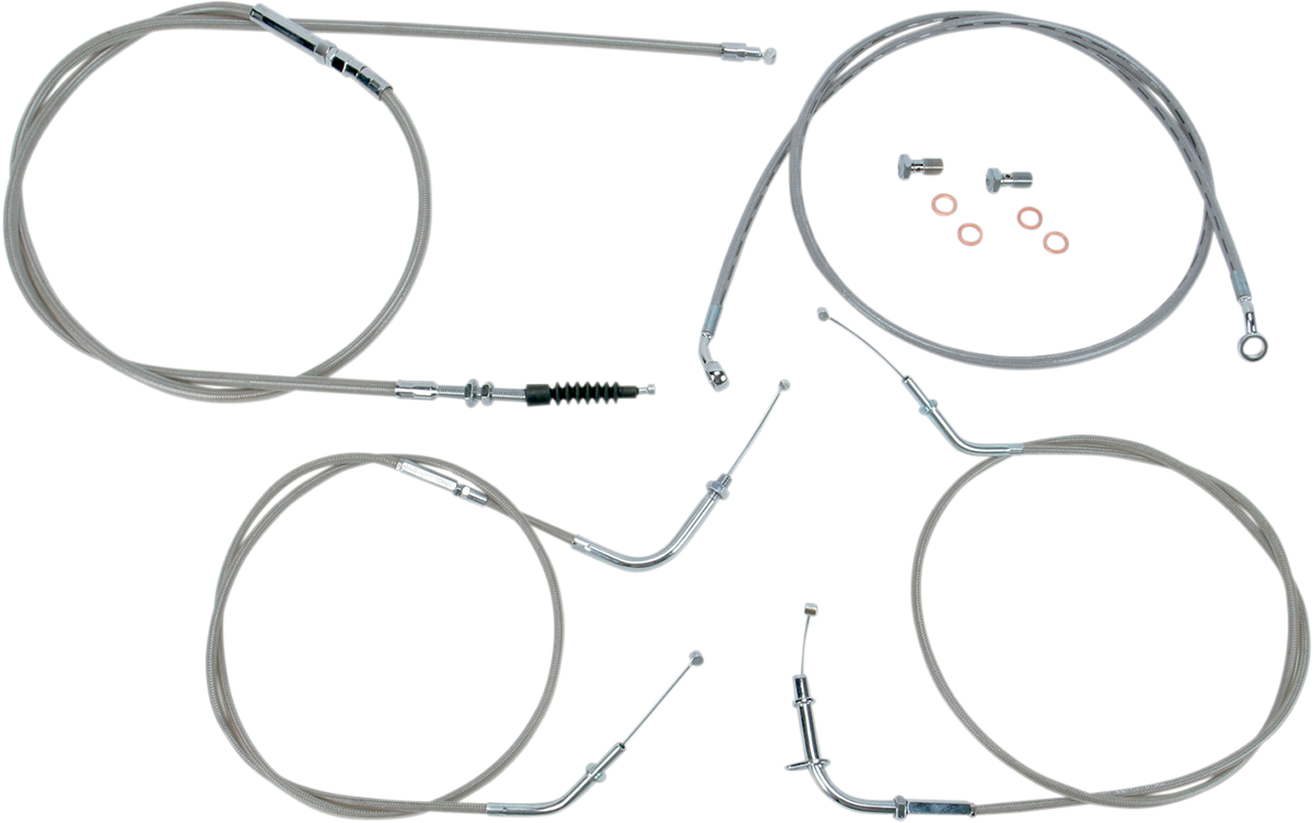 BARON Cable Line Kit - 12" - 14" - VN900 - Stainless Steel BA-8074KT-12