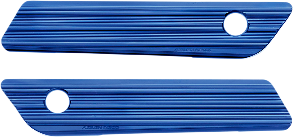 ARLEN NESS Saddlebag Latch Covers - Blue 03-604