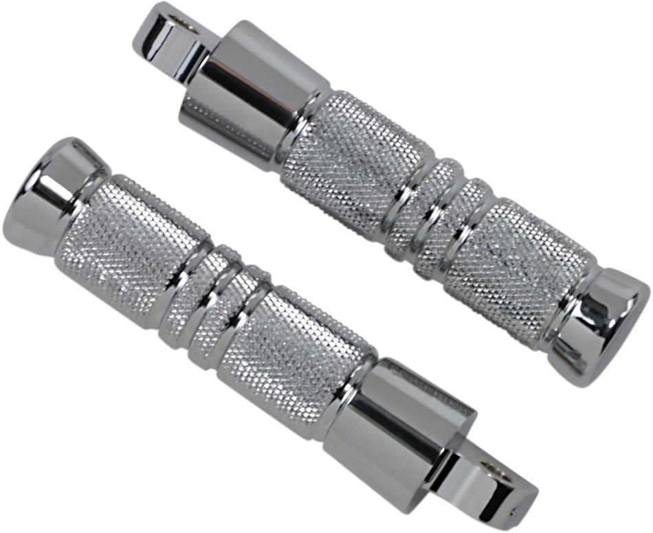 ACCUTRONIX Knurled Footpegs - Male Mount RP111-KGC