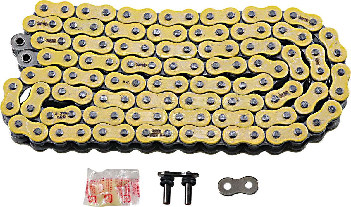 RK 530 Max X - Chain - 120 Links - Yellow 530MAXX-120-YY