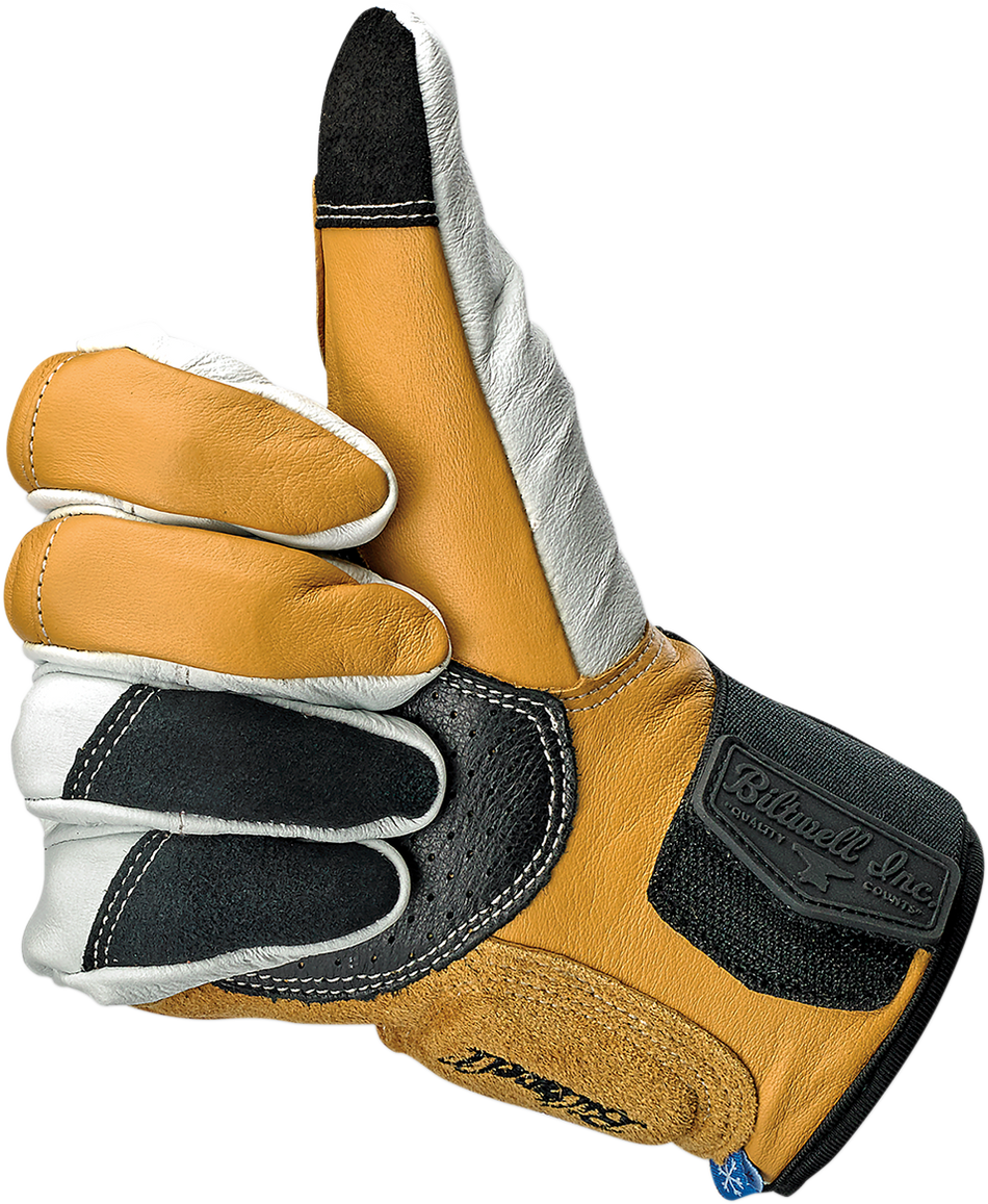 BILTWELL Belden Gloves - Cement - Small 1505-0409-302