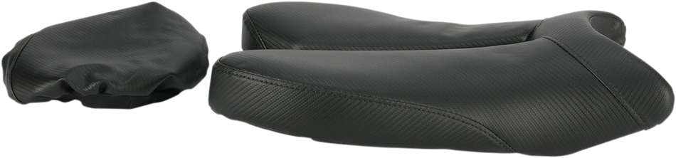 SADDLEMEN Gel Channel Track Carbon Fiber Sport Seat - Black - R6 0810-Y117