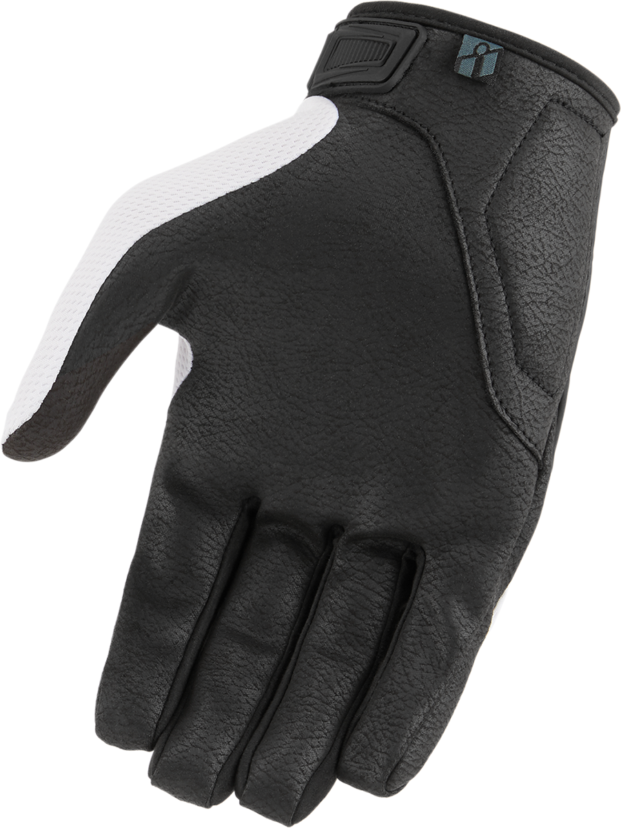 ICON Hooligan™ CE Gloves - White - Large 3301-4392