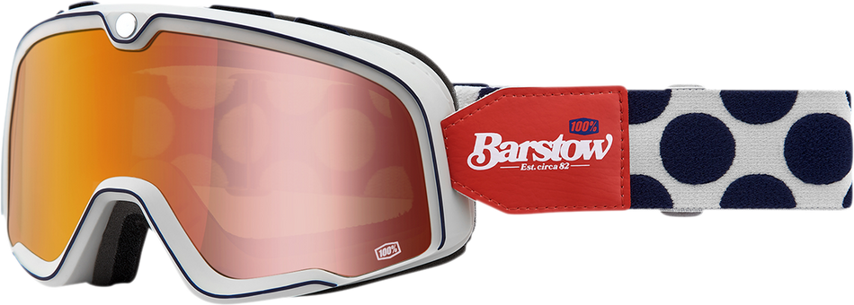100% Barstow Goggles - Hayworth - Flash Red 50000-00004