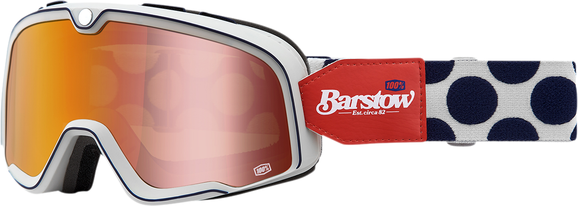 100% Barstow Goggles - Hayworth - Flash Red 50000-00004