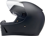 BILTWELL Lane Splitter Helmet - Flat Black - XS 1004-201-501