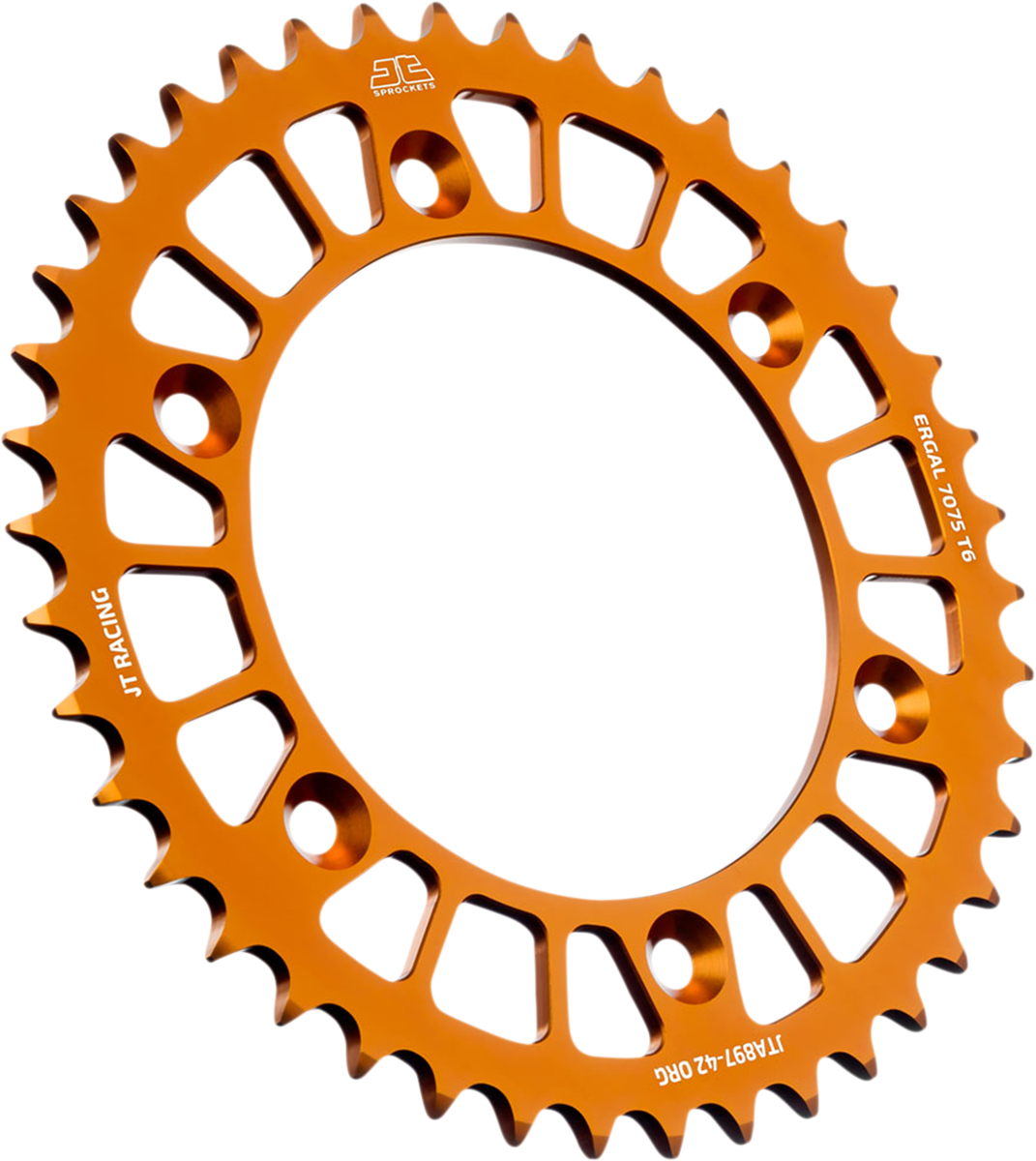 JT SPROCKETS Rear Sprocket - Orange - 42-Tooth JTA897.42ORG