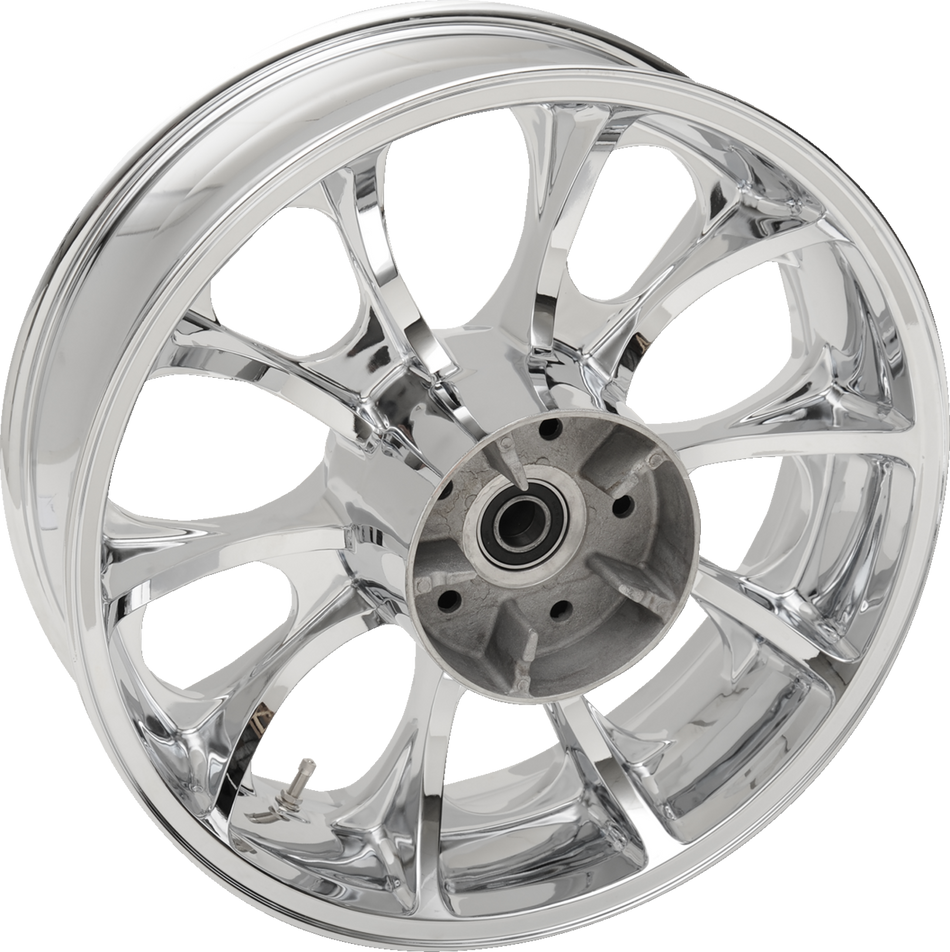 COASTAL MOTO Rear Wheel - Largo 3D - Single Disc/ABS - Chrome - 18"x5.50" 3D-LGO185CHABST