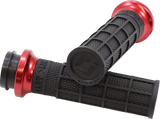 ODI Grips - Hart Luck - TBW - Black/Red V31HTW-BB-R