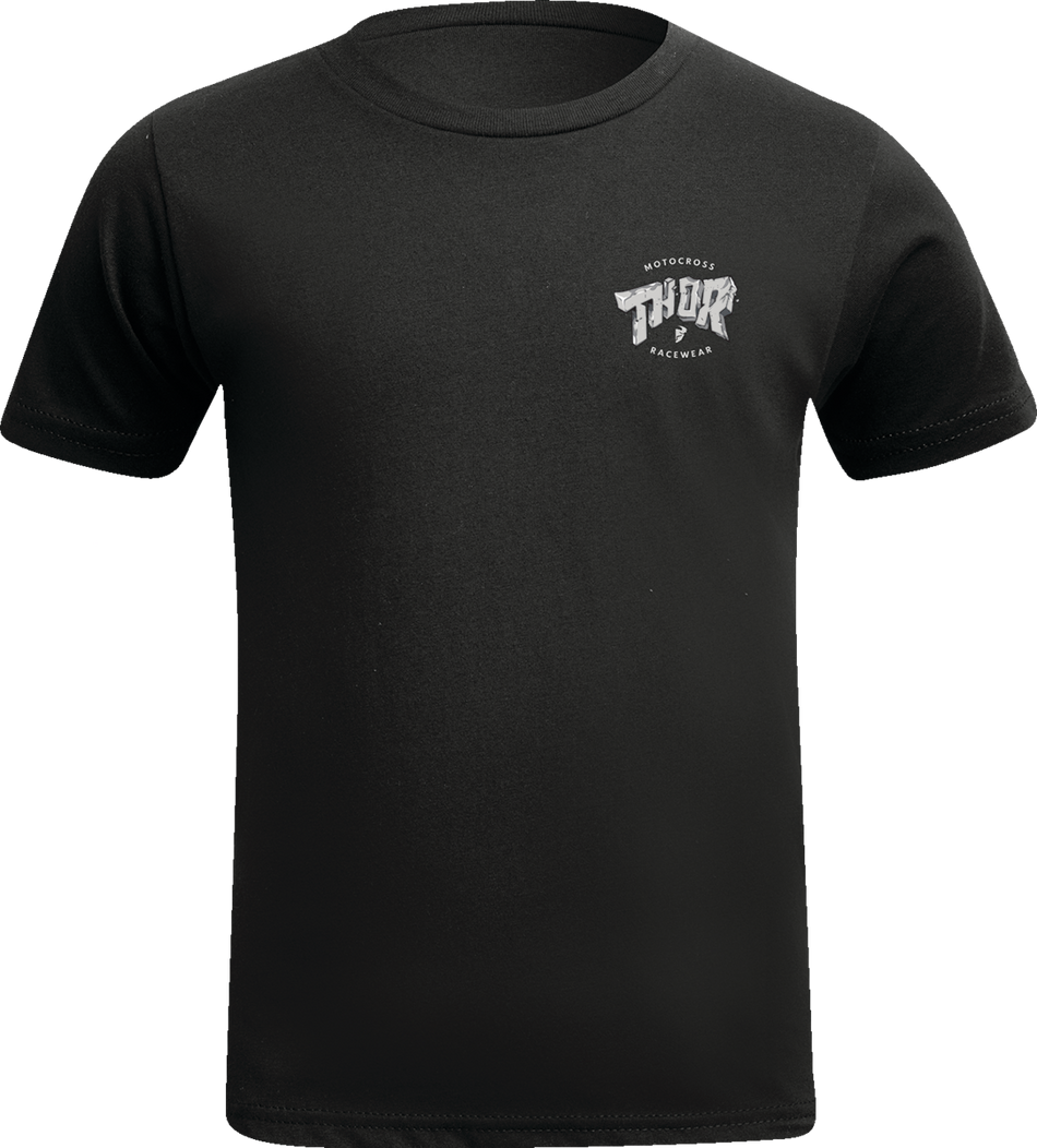 THOR Youth Stone T-Shirt - Black - Medium 3032-3584