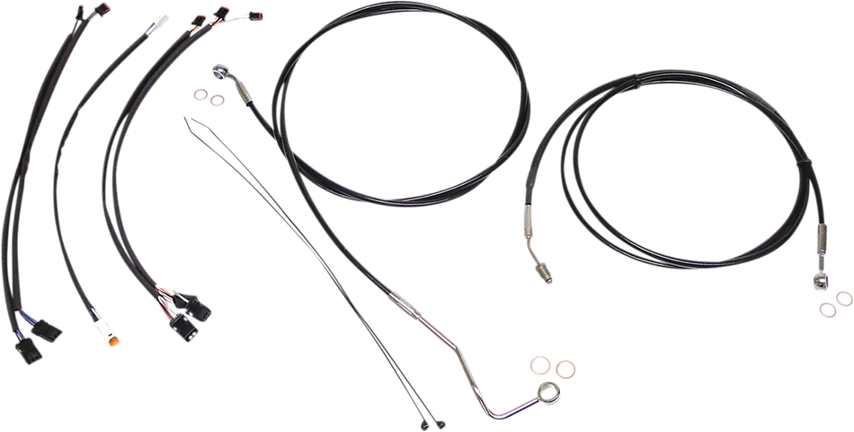 MAGNUM Control Cable Kit - XR - Black/Chrome 489421
