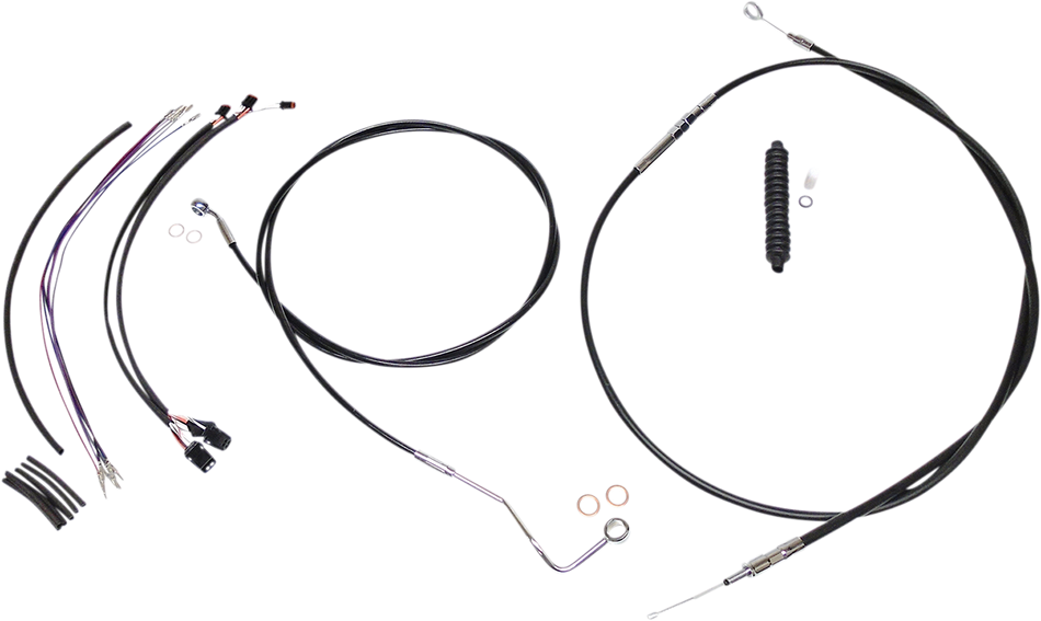 MAGNUM Control Cable Kit - XR - Black/Chrome 489491