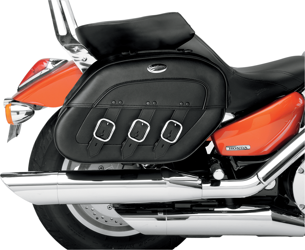 SADDLEMEN Saddlebag - Rigid - Quick Release - Drifter 3501-0397