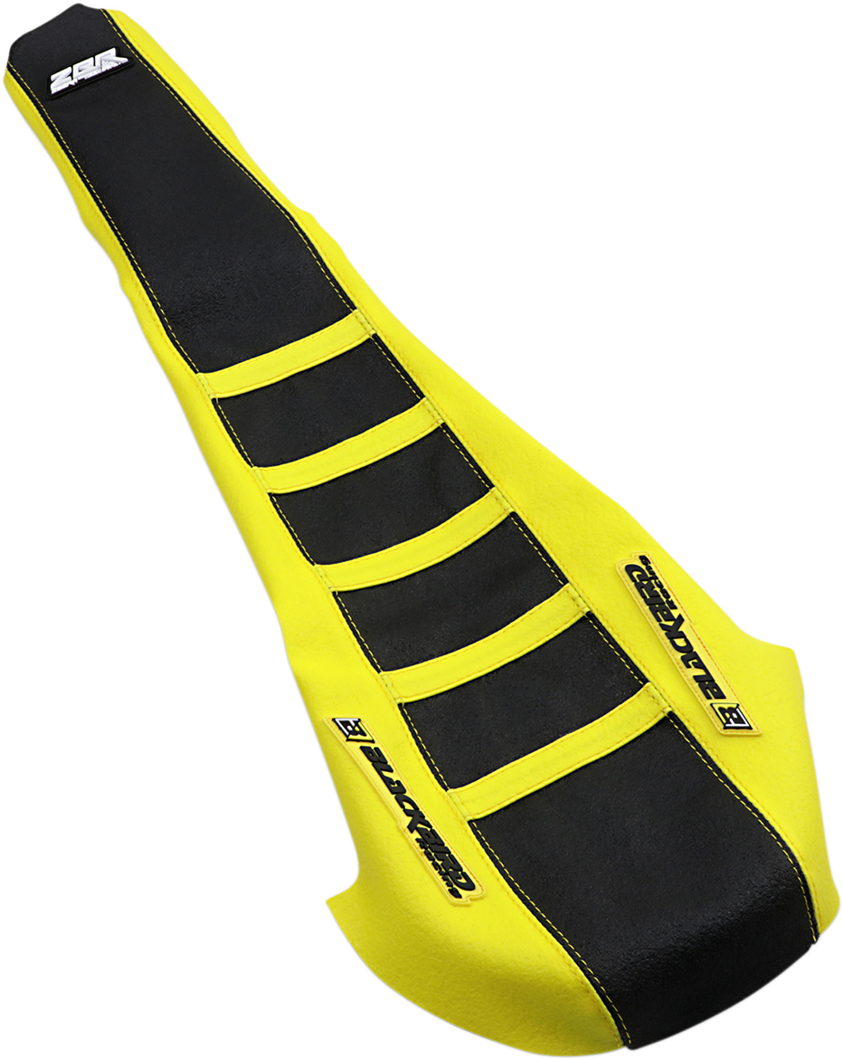 BLACKBIRD RACING Zebra Seat Cover - Gripper - Black/Yellow 1330ZUS