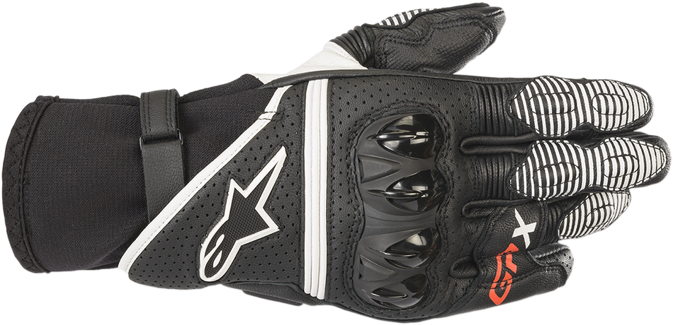 ALPINESTARS GPX V2 Gloves - Black/White - 2XL 3567219-12-XXL